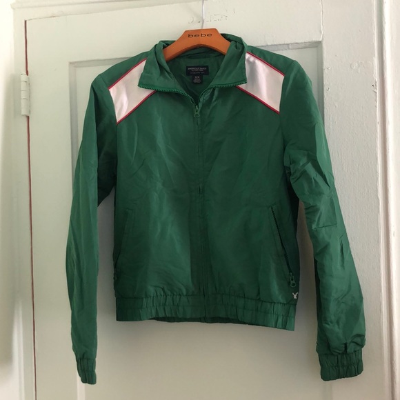 Retro-style Green Track Jacket - Picture 3 of 6